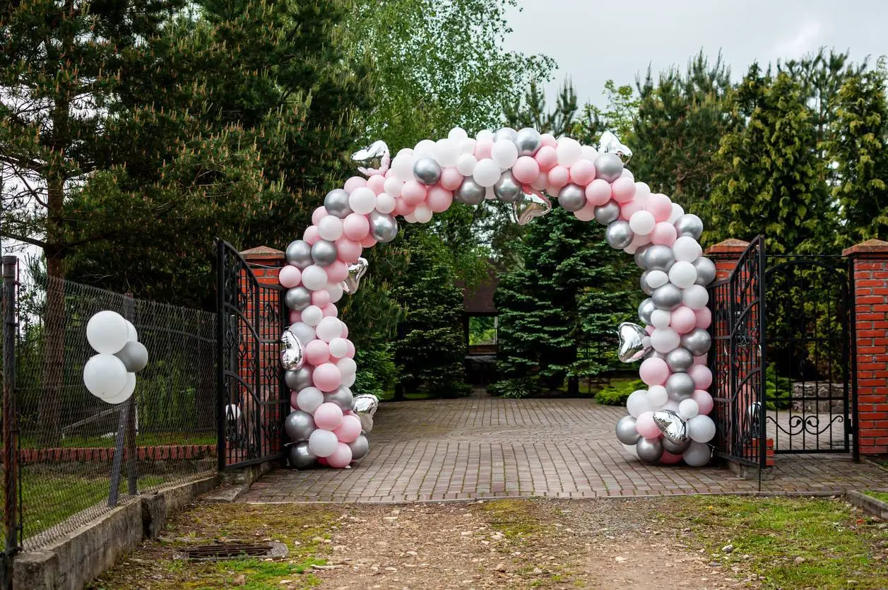 arche de ballons mariage DIY